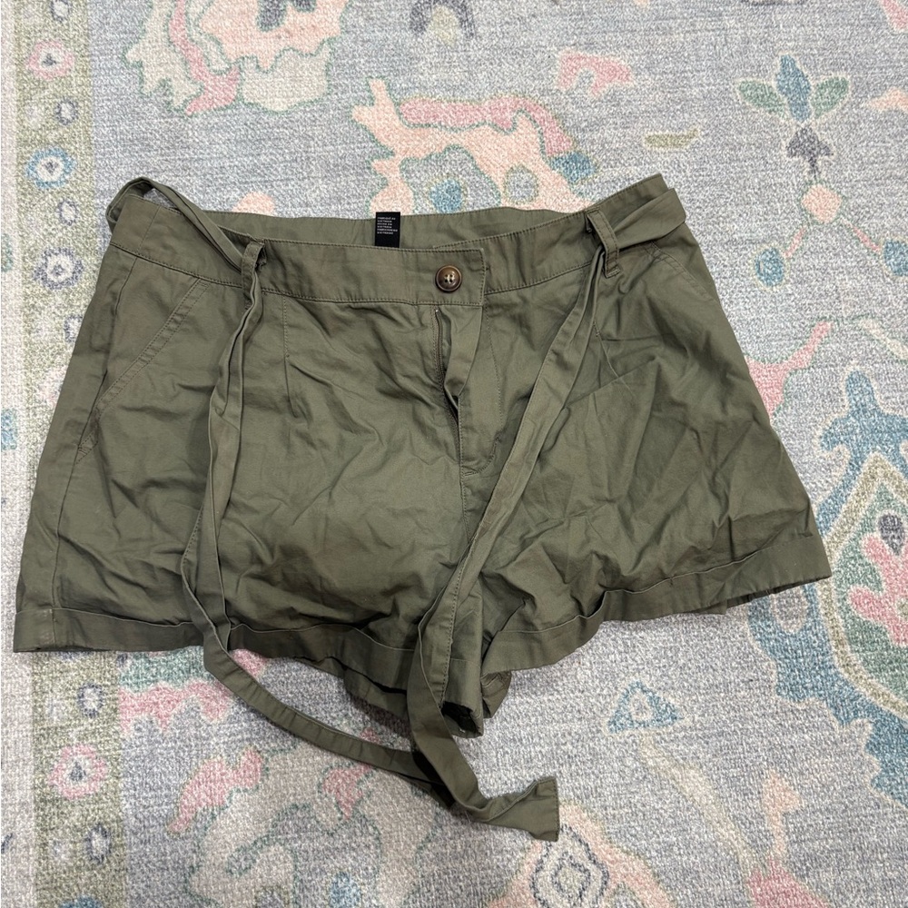 Forever 21 Green Shorts